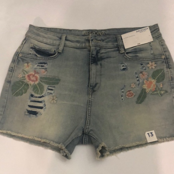 Arizona Jean Company Pants - 🆕 Arizona Jean Co  Hi - Rise shortie Size 13